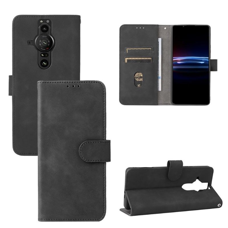 Flipové Pouzdro Na Sony Xperia Pro-I Měkký Dotek