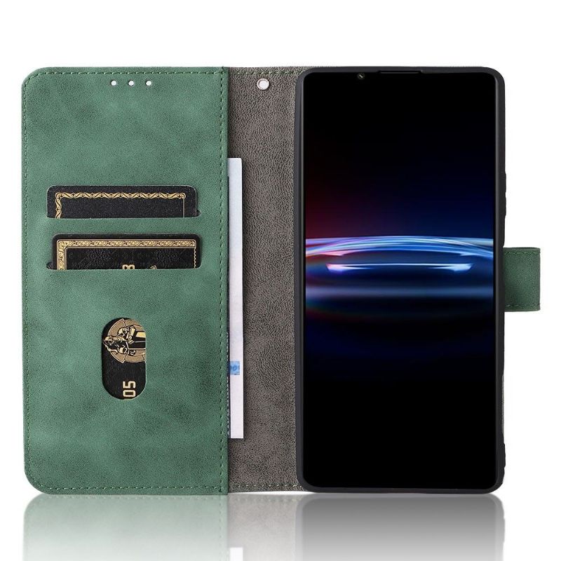 Flipové Pouzdro Na Sony Xperia Pro-I Měkký Dotek