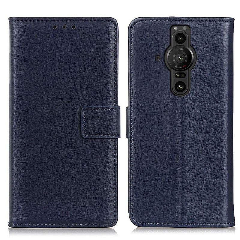 Kožené Pouzdro Na Sony Xperia Pro-I Základní Umělá Kůže