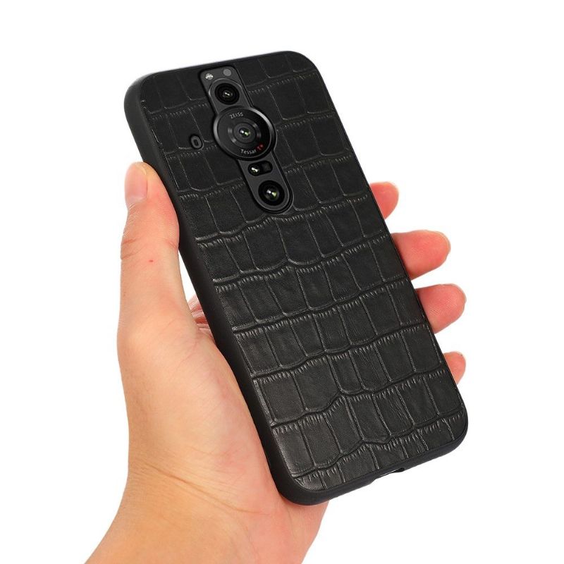 Kryt Na Sony Xperia Pro-I Elegantní Croco