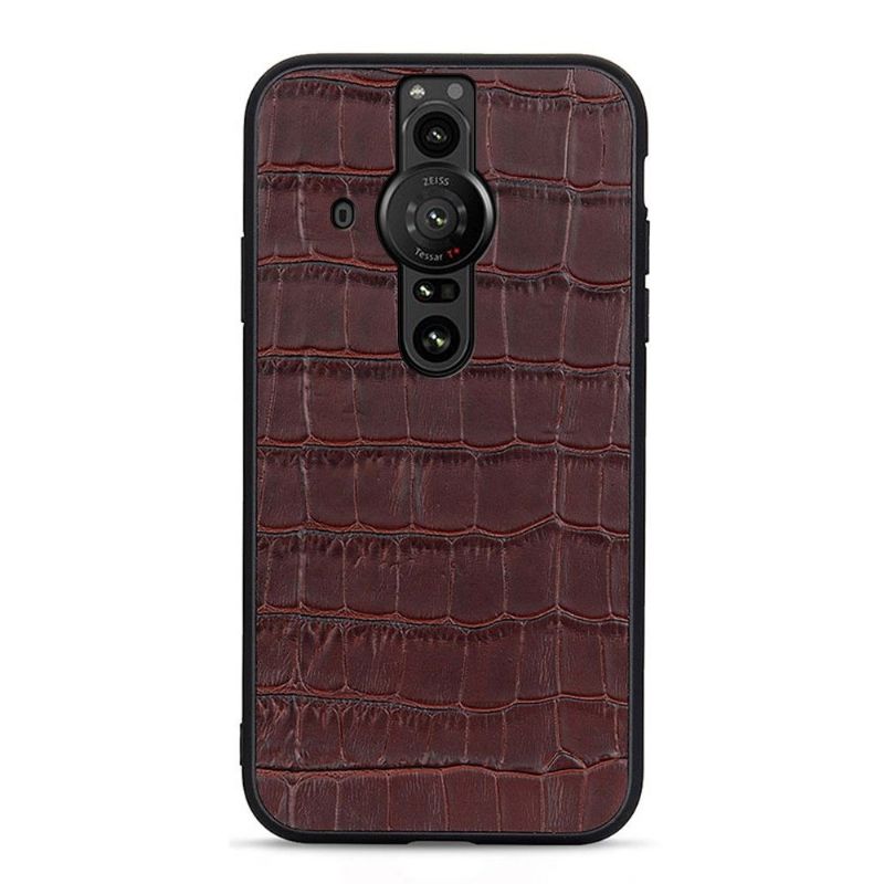 Kryt Na Sony Xperia Pro-I Elegantní Croco