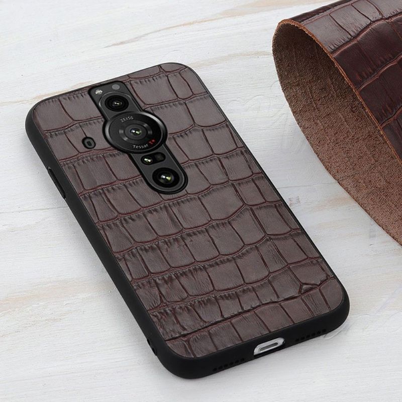 Kryt Na Sony Xperia Pro-I Elegantní Croco