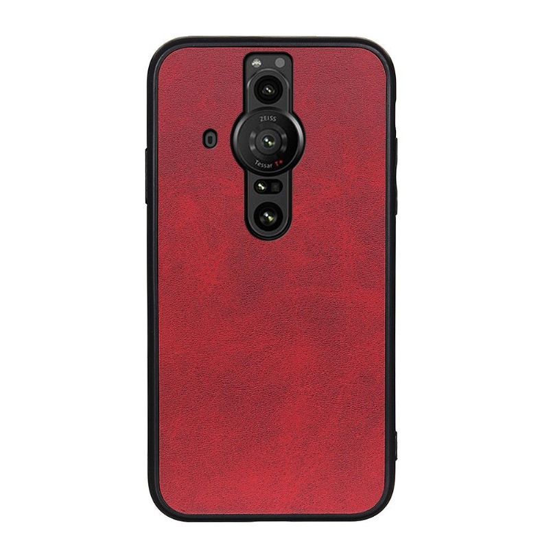 Kryt Na Sony Xperia Pro-I Vintage Umělý Kožený Jazz