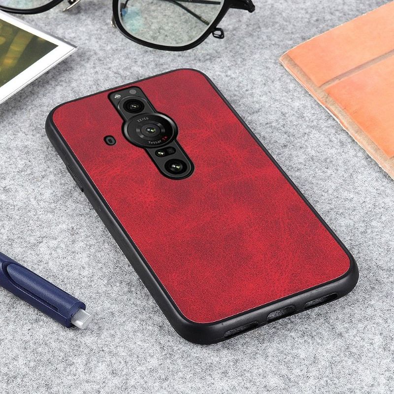 Kryt Na Sony Xperia Pro-I Vintage Umělý Kožený Jazz