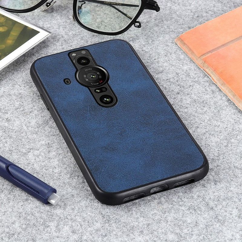 Kryt Na Sony Xperia Pro-I Vintage Umělý Kožený Jazz
