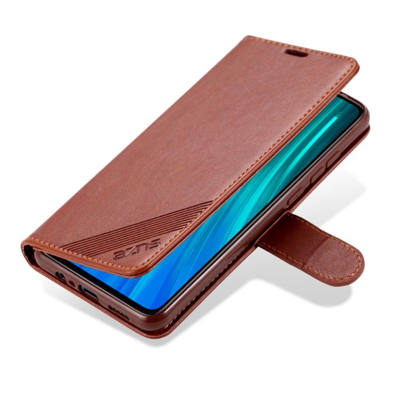 Flipové Pouzdro Na Xiaomi Redmi 9 Retro Kožený Efekt Azns