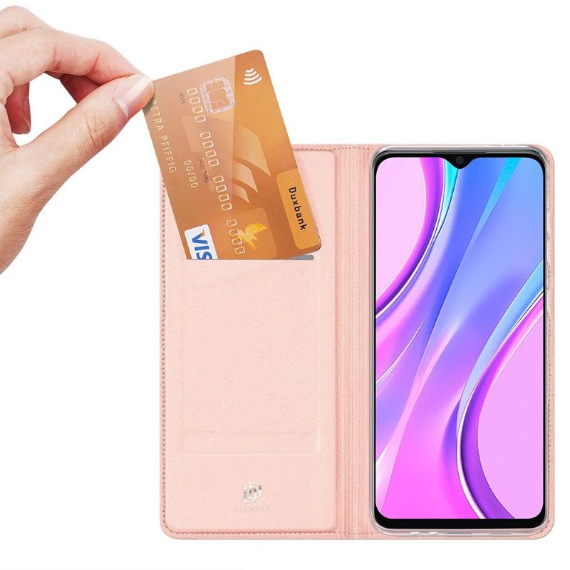 Flipové Pouzdro Na Xiaomi Redmi 9 Saténový Povlak