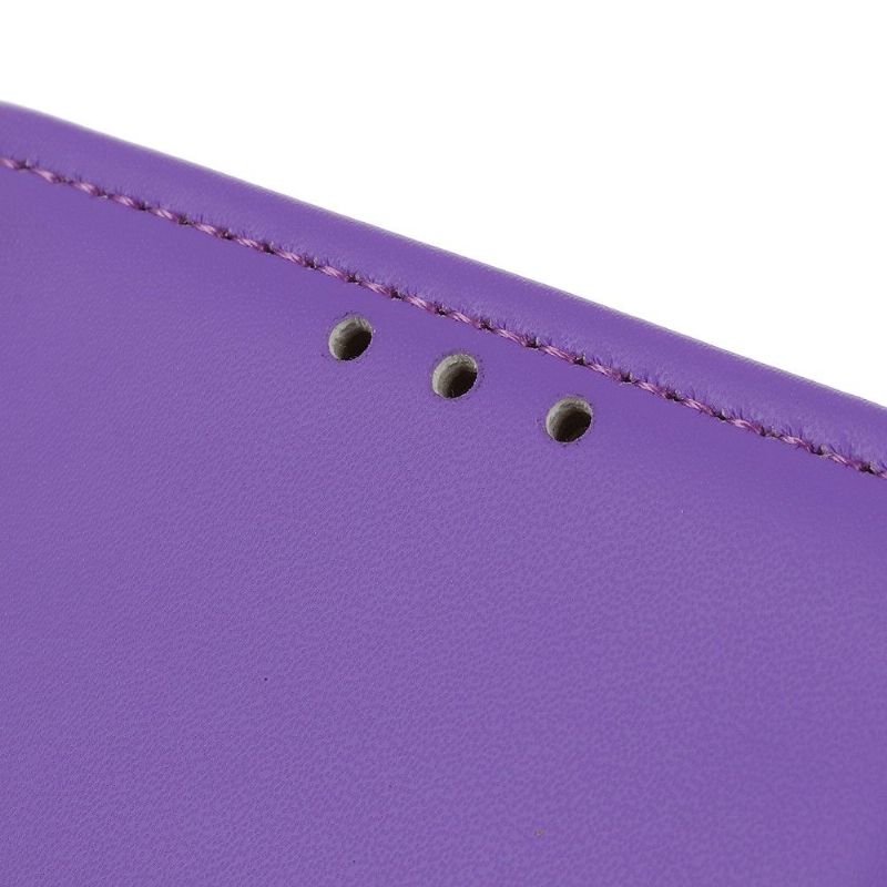 Pouzdra Na Xiaomi Redmi 9 Základní Umělá Kůže - Fialová