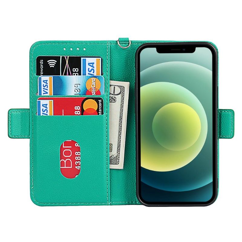 Flipové Pouzdro Na iPhone 12 Mini Květinové Srdce