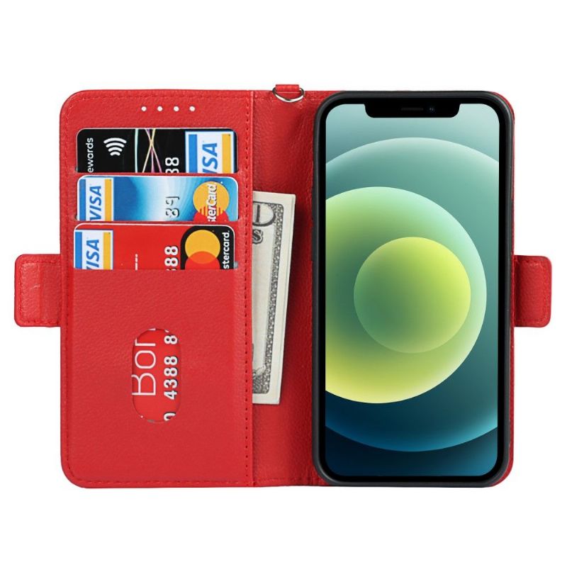 Flipové Pouzdro Na iPhone 12 Mini Květinové Srdce
