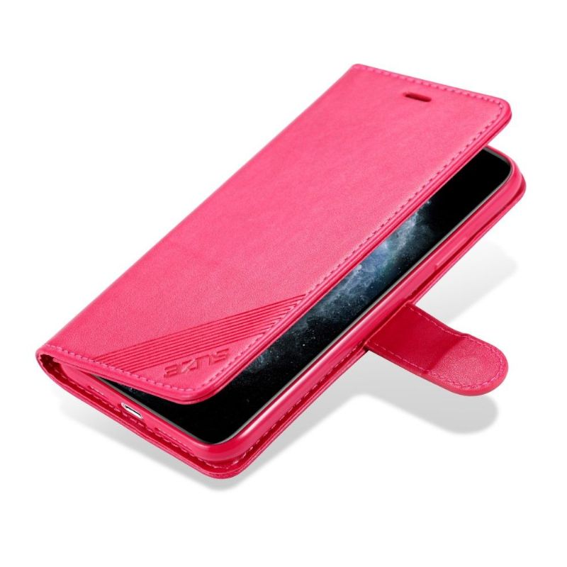 Kožené Pouzdro Folio Na iPhone 12 Mini Držák Karet Z Umělé Kůže Azns