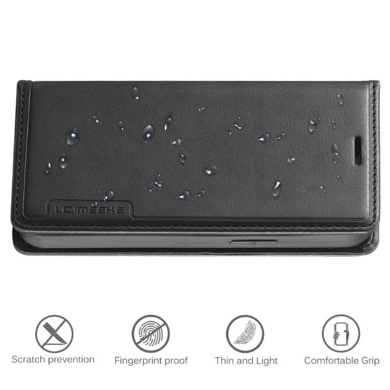 Kožené Pouzdro Folio Na iPhone 12 Mini Držitel Clementian Karty
