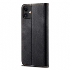Kožené Pouzdro Na iPhone 12 Mini Držitel Karty La Giulia