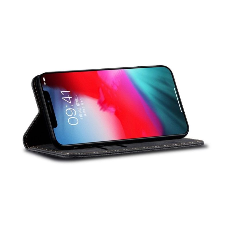 Kožené Pouzdro Na iPhone 12 Mini Držitel Karty La Giulia