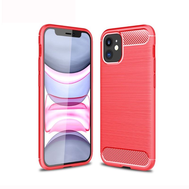 Kryt Na iPhone 12 Mini Flexibilní Kartáčovaný Efekt