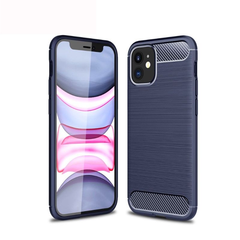 Kryt Na iPhone 12 Mini Flexibilní Kartáčovaný Efekt
