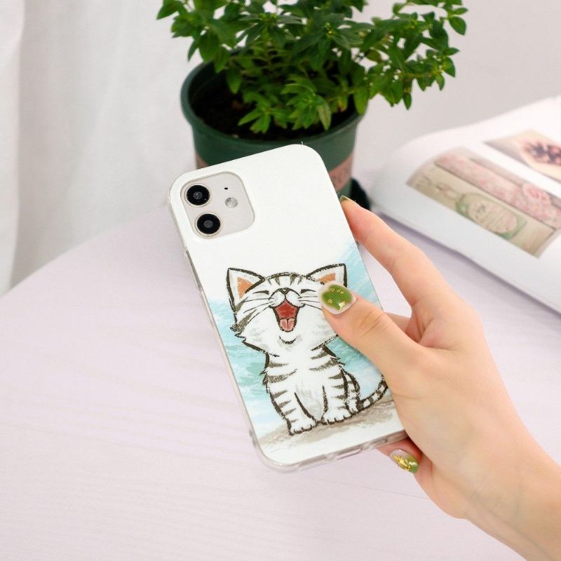 Kryt Na iPhone 12 Mini Fluorescenční Obsah Chatu