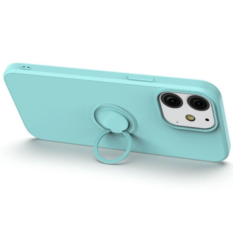 Kryt Na iPhone 12 Mini Tekutý Silikonový Kroužek