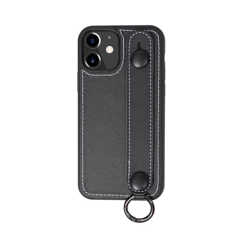 Kryty Na Mobil Na iPhone 12 Mini Pásek Z Umělé Kůže