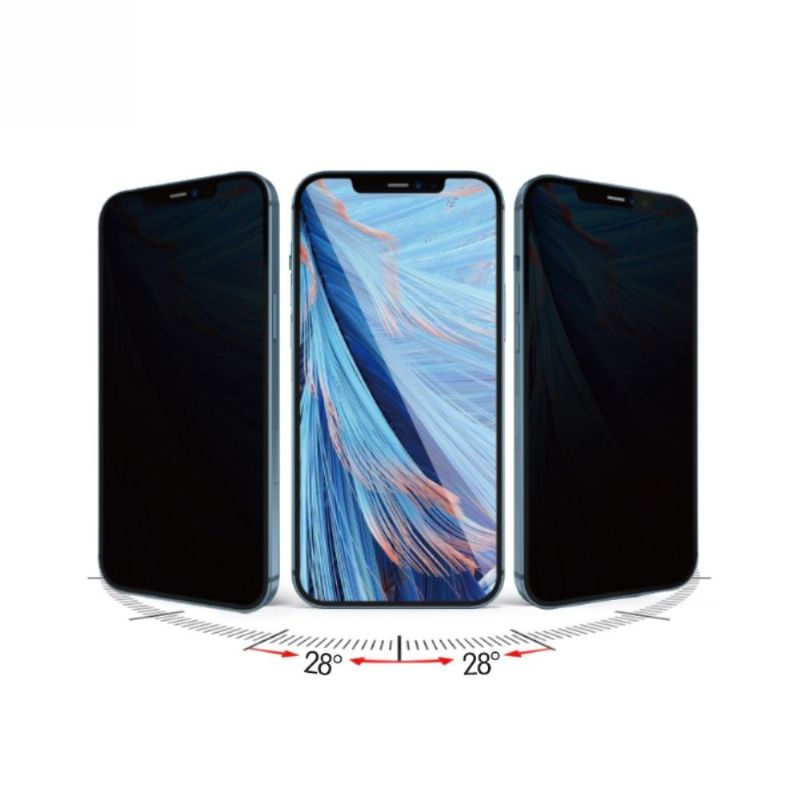 Ochranné Tvrzené Sklo iPhone 12 Mini A Soukromý Filtr