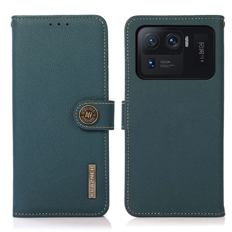 Flipové Pouzdro Na Xiaomi Mi 11 Ultra Klasická Kůže Khazneh