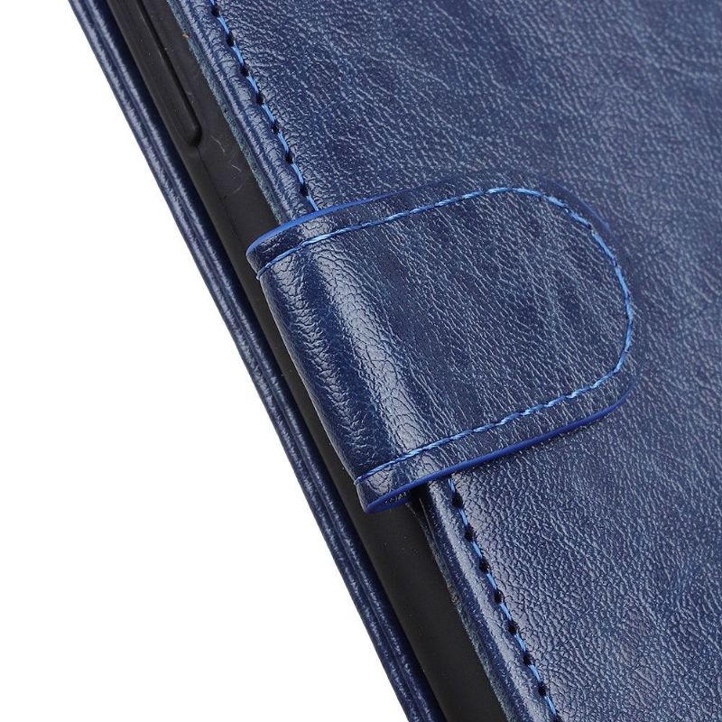 Flipové Pouzdro Na Xiaomi Mi 11 Ultra Kožený Efekt Na Zadní Straně