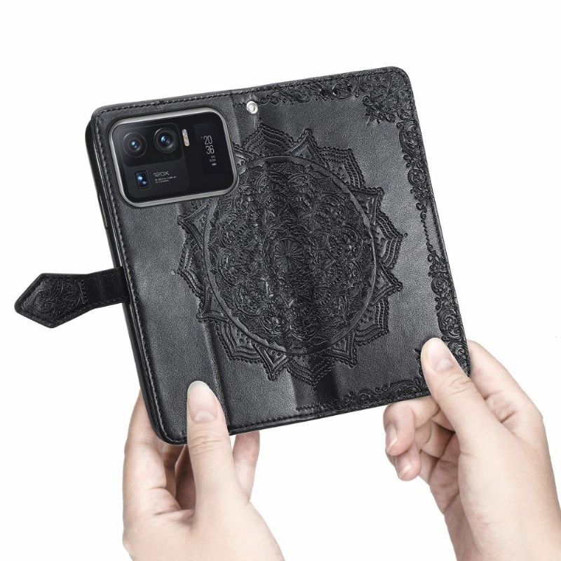 Flipové Pouzdro Na Xiaomi Mi 11 Ultra Mandala Reliéf Z Umělé Kůže