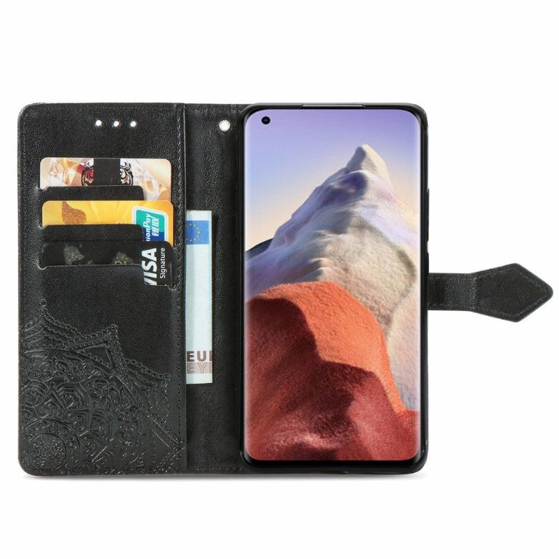 Flipové Pouzdro Na Xiaomi Mi 11 Ultra Mandala Reliéf Z Umělé Kůže