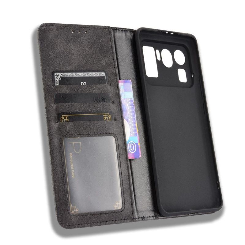 Kožené Pouzdro Folio Na Xiaomi Mi 11 Ultra Kůže Ve Stylu Cirénius