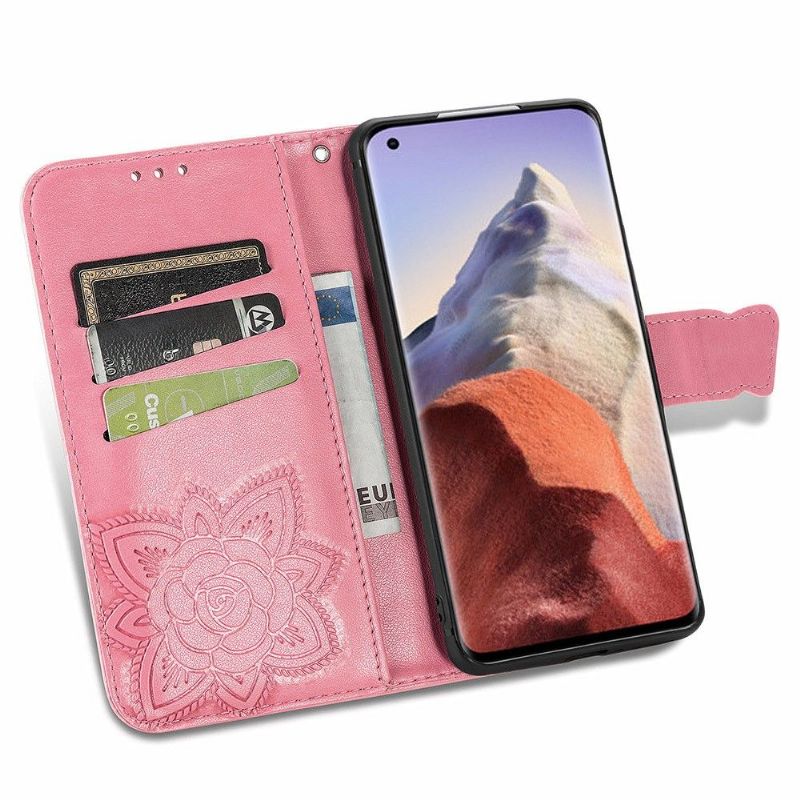 Kožené Pouzdro Na Xiaomi Mi 11 Ultra Pomocný Motýl