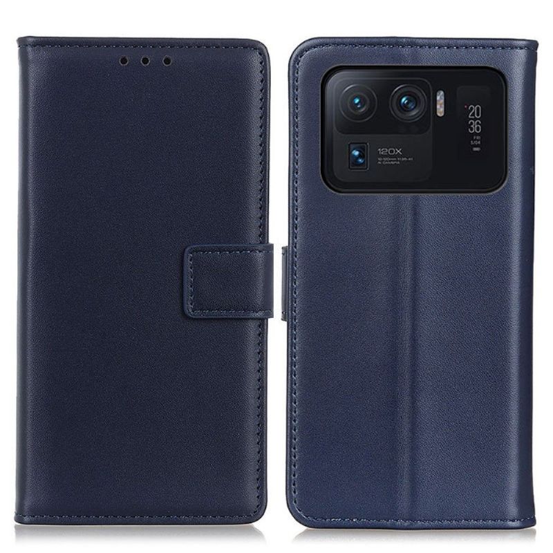 Kožené Pouzdro Na Xiaomi Mi 11 Ultra Základní Umělá Kůže
