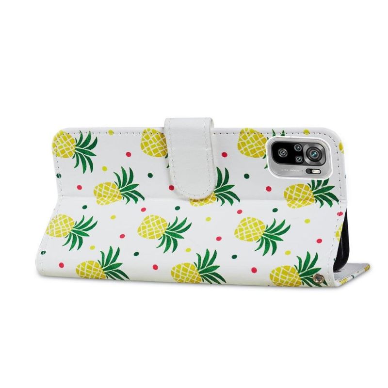 Flipové Pouzdro Na Xiaomi Redmi Note 10 4G / Note 10S Ananas