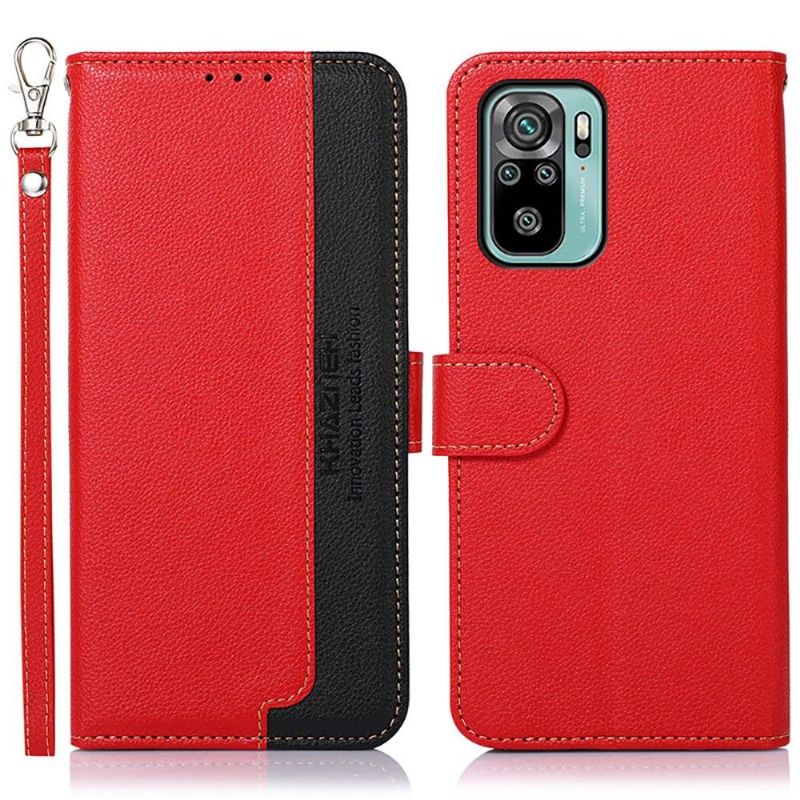 Flipové Pouzdro Na Xiaomi Redmi Note 10 4G / Note 10S Khazneh Odkryté Švy