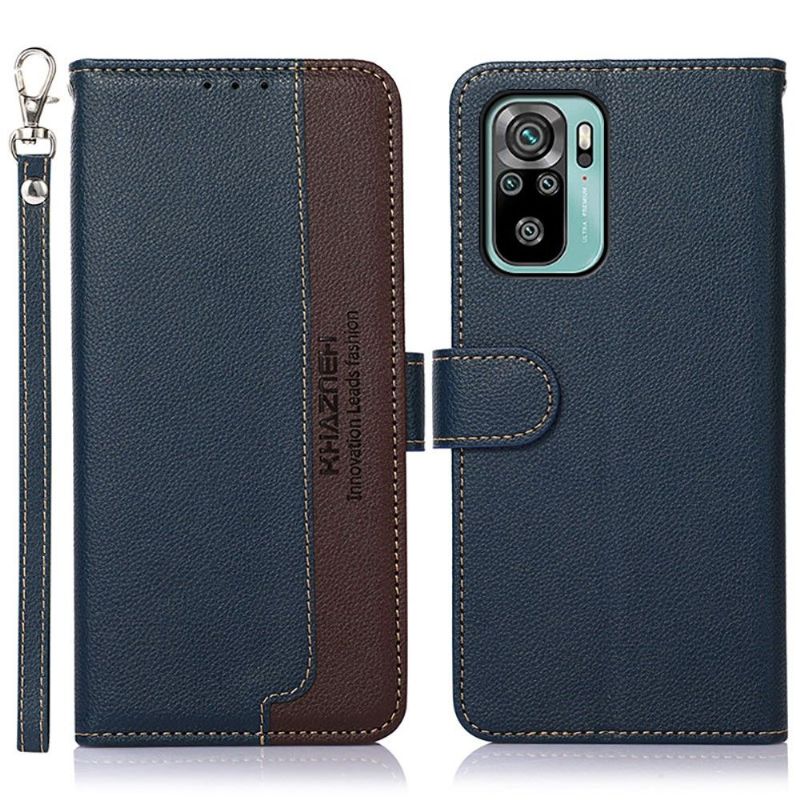 Flipové Pouzdro Na Xiaomi Redmi Note 10 4G / Note 10S Khazneh Odkryté Švy