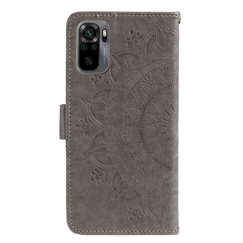 Flipové Pouzdro Na Xiaomi Redmi Note 10 4G / Note 10S Sluneční Mandala