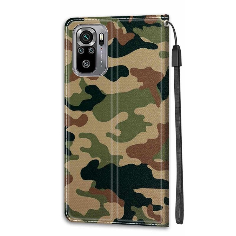 Kožené Pouzdro Na Xiaomi Redmi Note 10 4G / Note 10S Kamufláž