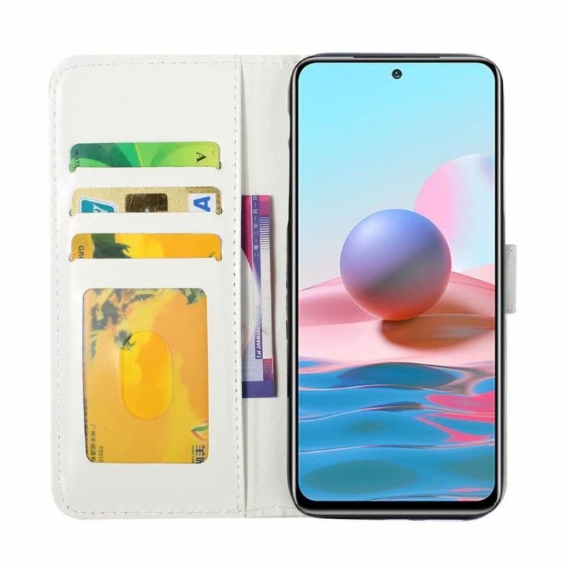 Kožené Pouzdro Na Xiaomi Redmi Note 10 4G / Note 10S Leopardí Vzor
