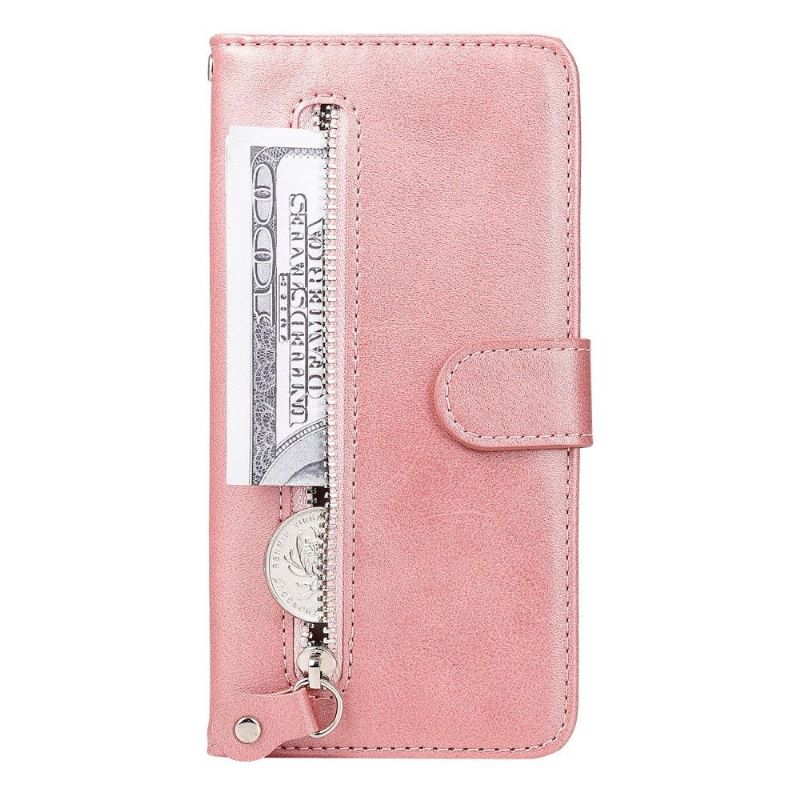Kožené Pouzdro Na Xiaomi Redmi Note 10 4G / Note 10S Peněženkové Pouzdro Peněženka Elena