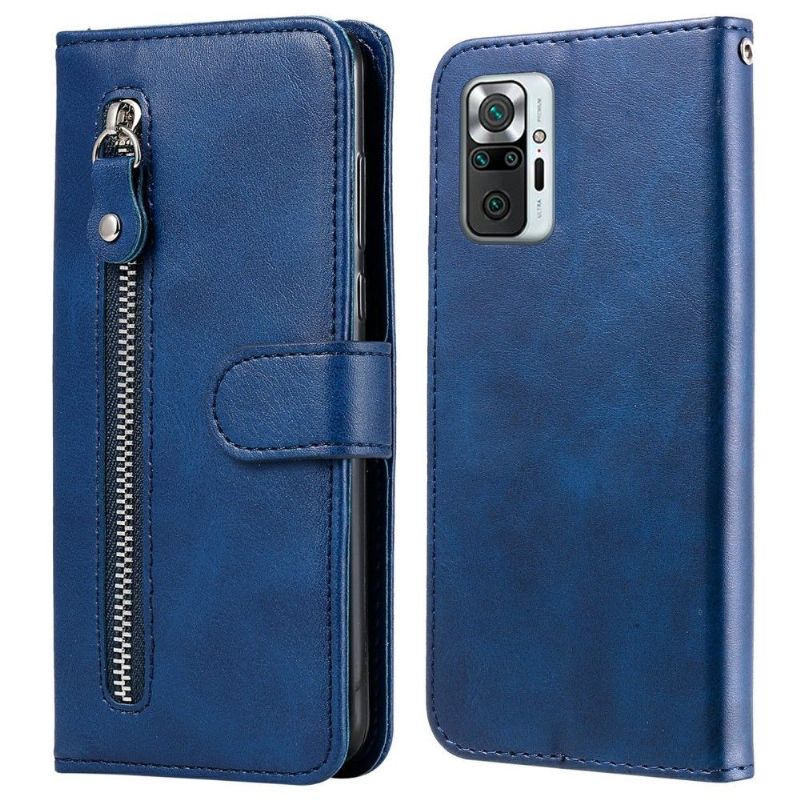 Kožené Pouzdro Na Xiaomi Redmi Note 10 4G / Note 10S Peněženkové Pouzdro Peněženka Elena