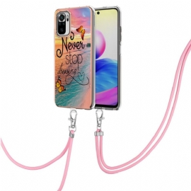 Kryty Na Mobil Na Xiaomi Redmi Note 10 4G / Note 10S Na Lana Nikdy Nepřestávejte Snít