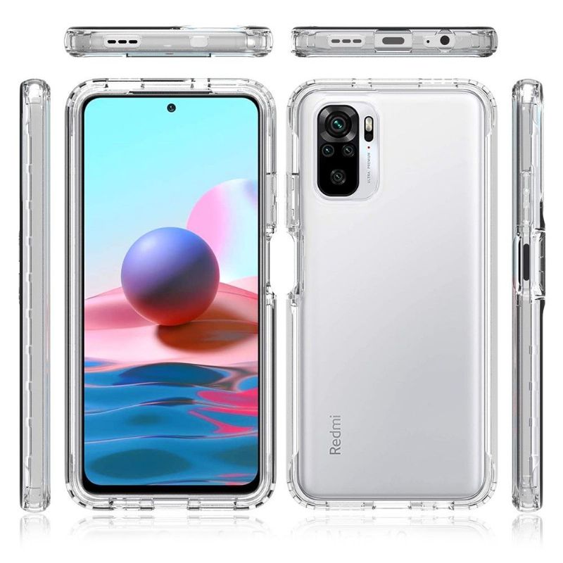 Kryty Na Mobil Na Xiaomi Redmi Note 10 4G / Note 10S Čirý Hybrid Odolný Proti Nárazům