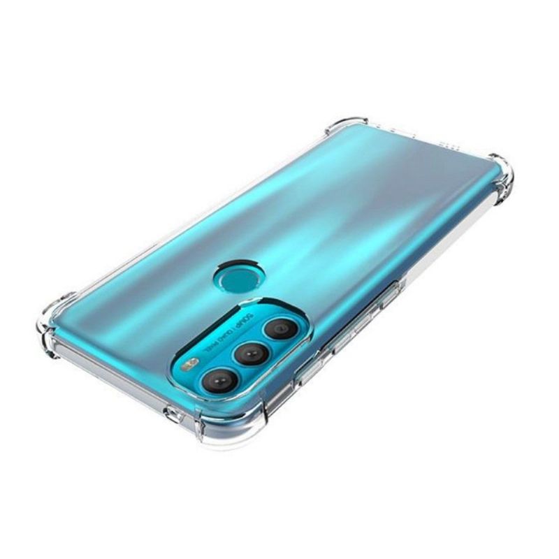 Kryt Na Motorola Moto G71 5G Průhledné Zesílené Rohy