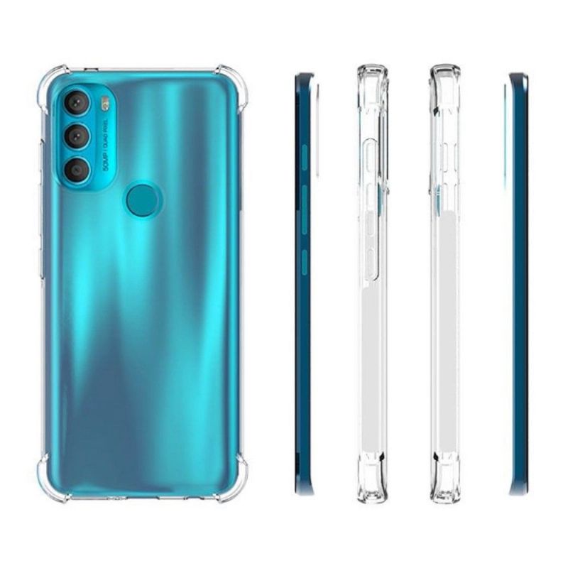 Kryt Na Motorola Moto G71 5G Průhledné Zesílené Rohy