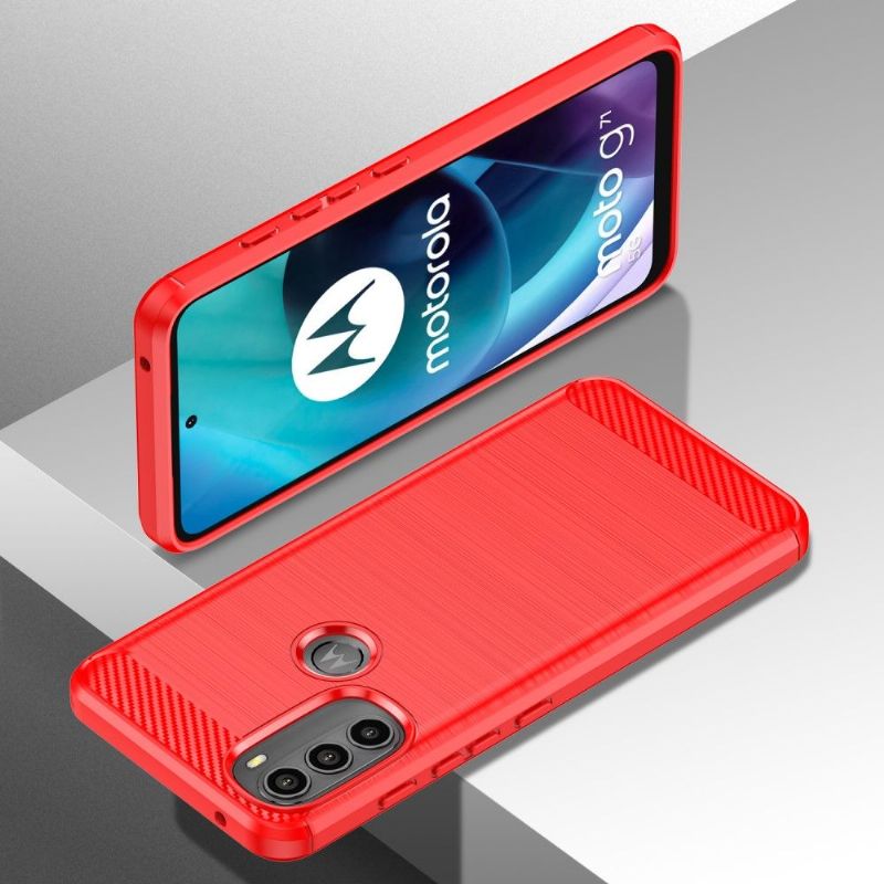 Kryt Na Motorola Moto G71 5G Silikonový Kartáčovaný Efekt