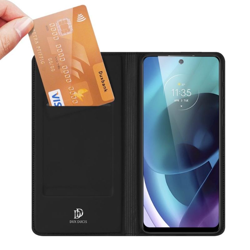 Pouzdra Na Motorola Moto G71 5G Obchodní Saténový Efekt