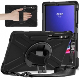 Kryt Samsung Galaxy Tab S9 Fe Plus Popruh Opěrka A Ramenní Popruh
