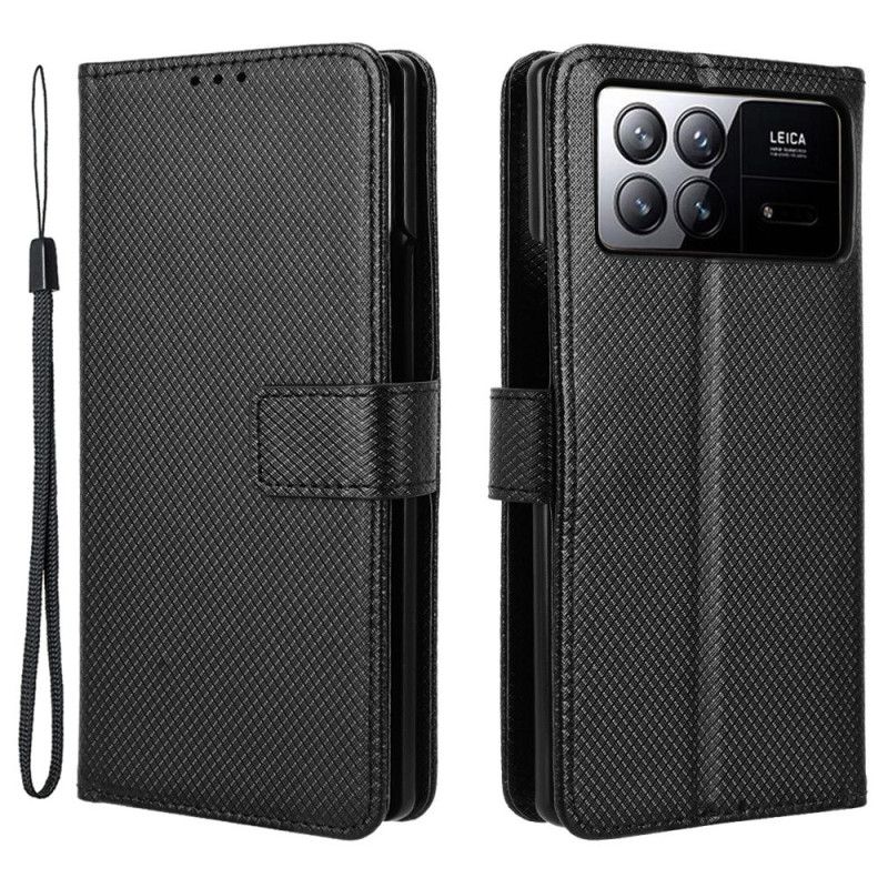 Kožený Kryt Xiaomi Mix Fold 3 Popruhové Body
