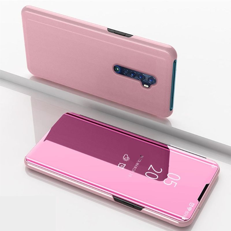 Kryt Na Oppo Reno2 Z Flipové Pouzdro Zrcadlový Efekt