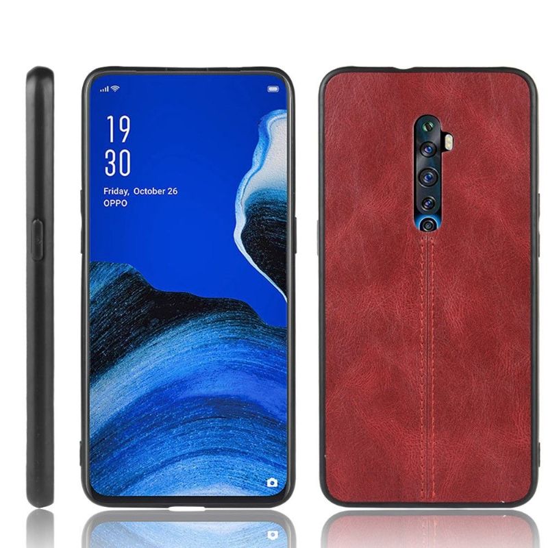 Kryt Na Oppo Reno2 Z Kožený Efekt
