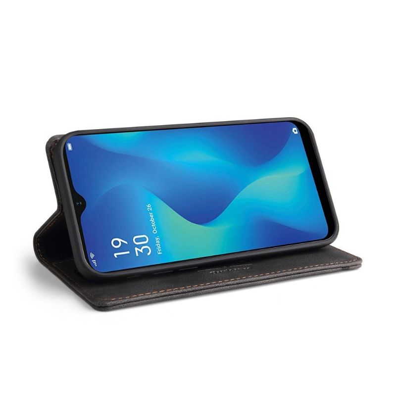 Flipové Pouzdro Na Samsung Galaxy A22 5G Gq.utrobe Faux Leather Retro